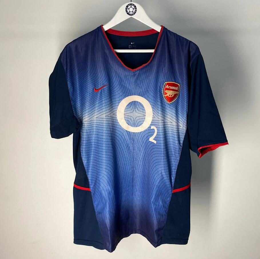 2002-2004 Arsenal Retro Away Kit Soccer Jersey